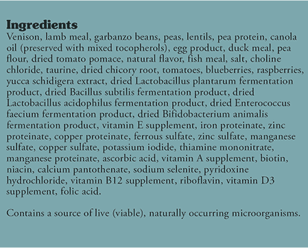 Appalachian Valley Small Breed Canine Recipe with Venison & Garbanzo Beans Dry Dog Food 28 lb