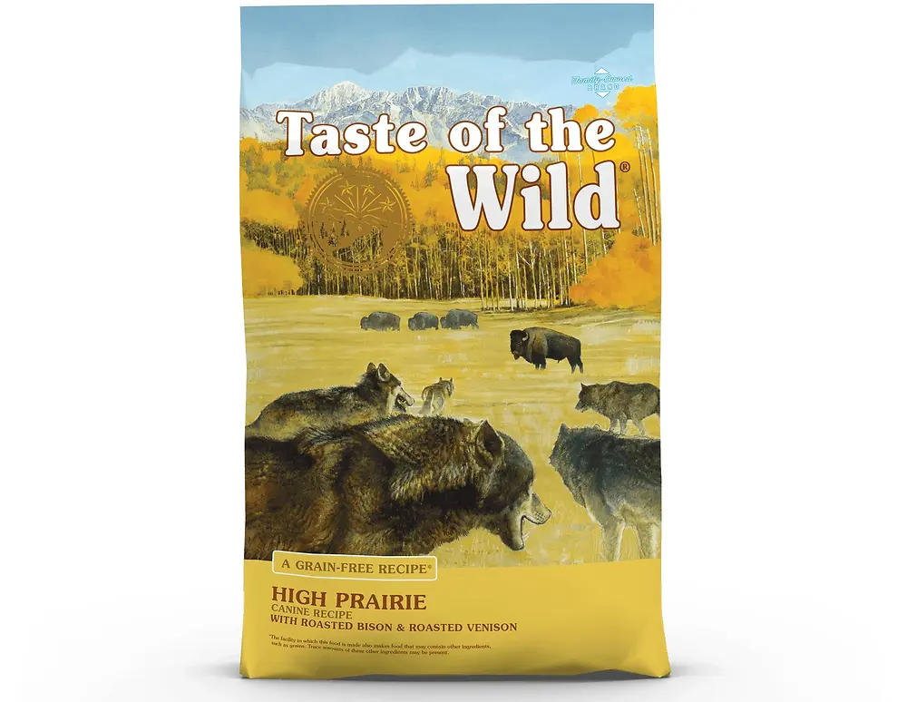 High Prairie Canine Recipe with Roasted Bison & Roasted Venison Dry Dog Food 5 lb