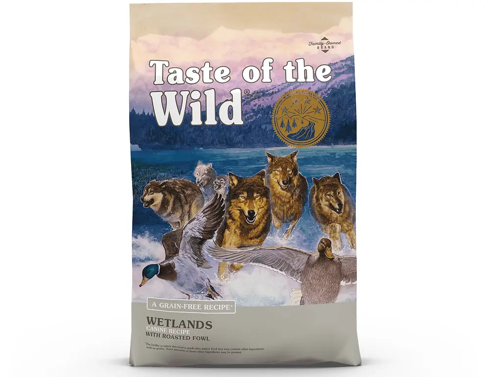Wetlands Canine Recipe with Roasted Fowl Dry Dog Food 28 lb