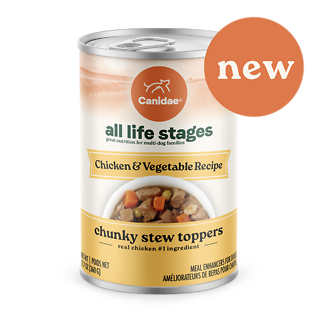 All Life Stages Chunky Stew Toppers Chicken & Vegetable Recipe Canned Dog Food 12.7 oz