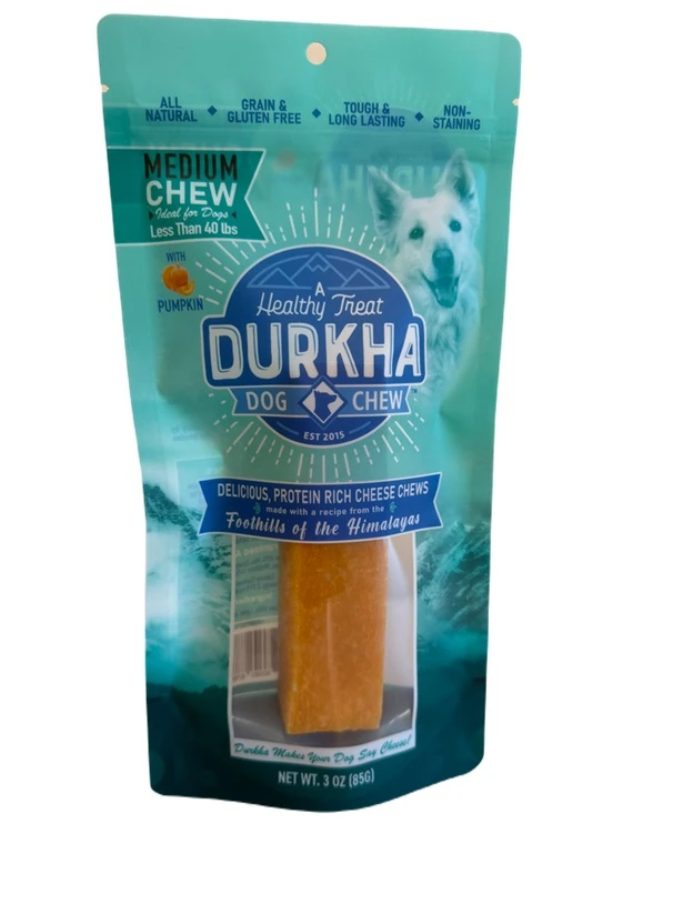 Cheese Chew Pumpkin Flavored Dog Chew Treat 1 Pack