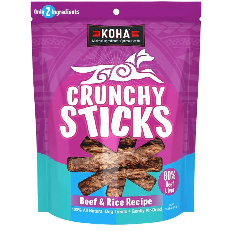Crunchy Sticks Beef & Rice Recipe Dog Treats 10.58 oz