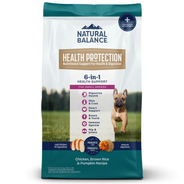 Health Protection Small Breed Chicken, Brown Rice & Pumpkin Recipe Dry Dog Food 4 lb