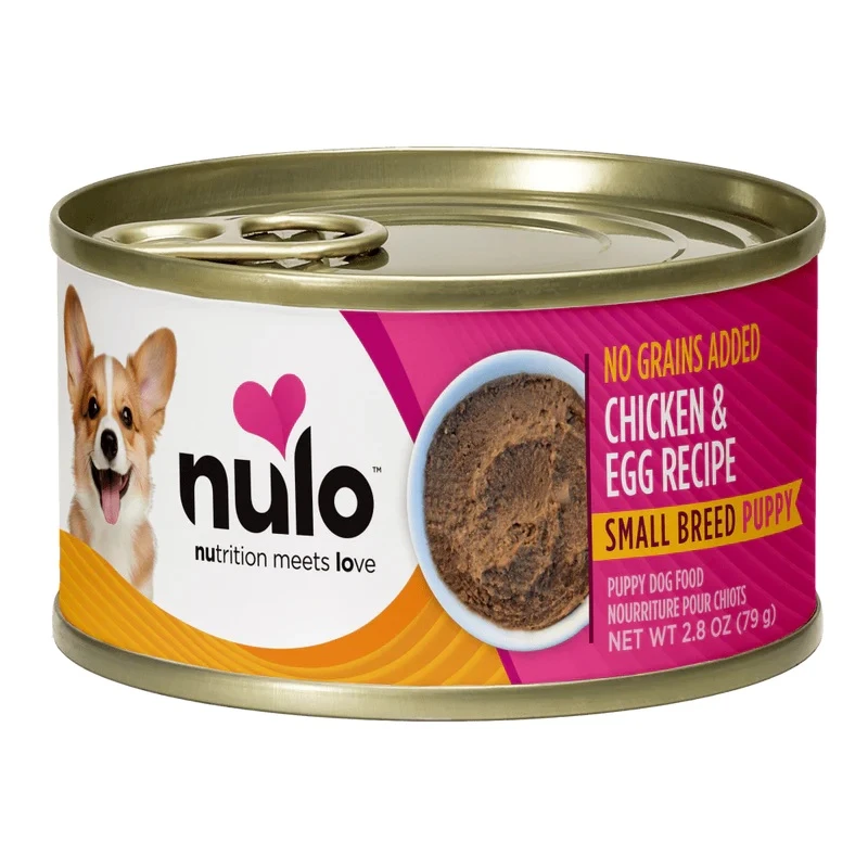 Small Breed Pate  Chicken & Egg Recipe Puppy & Adult Dog Food 2.8 oz