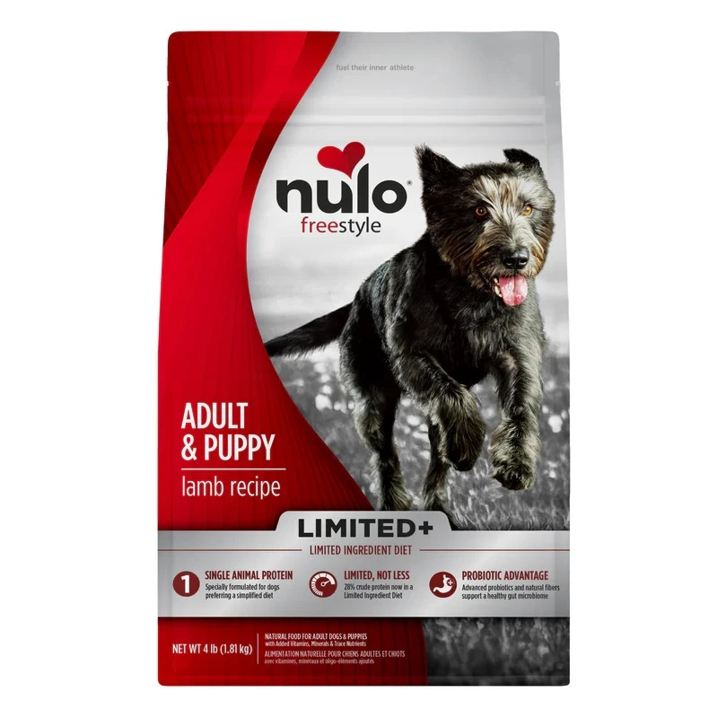 FreeStyle High-Protein Kibble Limited+ Lamb Recipe Dry Dog Food 4 lb