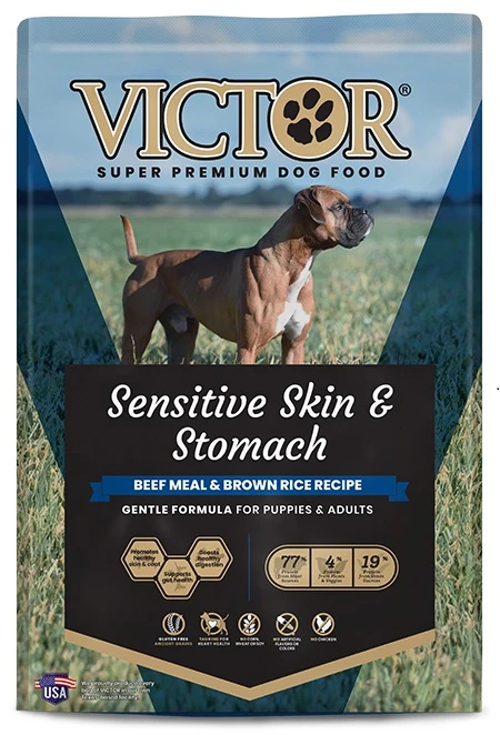 Sensitive Skin & Stomach Beef Meal & Brown Rice Recipe Dry Dog Food 30 lb