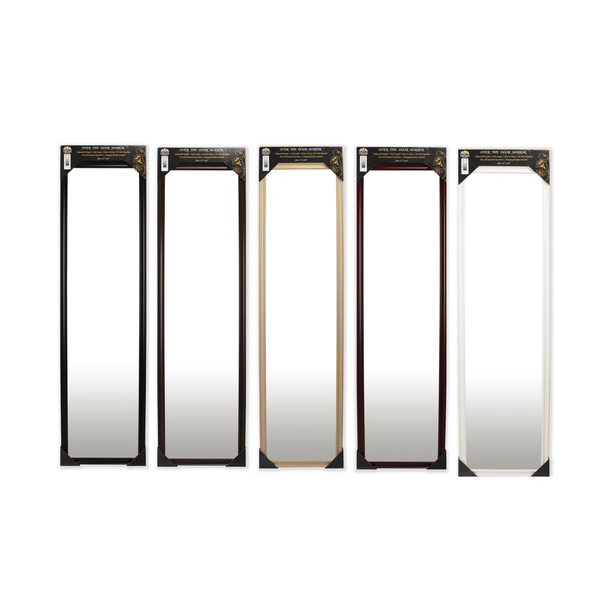 48" Assorted Over-the-Door Mirror