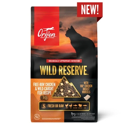 WILD RESERVE Free-Run Chicken & Wild-Caught Fish Recipe Dry Cat Food 3.5 lb