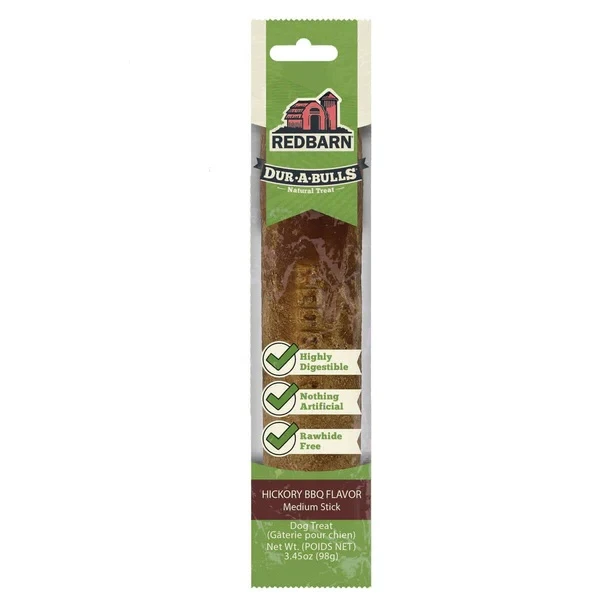 Dur-A-Bulls Stick Hickory BBQ Flavor Dog Treat Medium