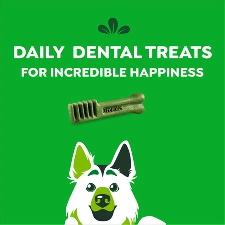Natural Dog Dental Care Chews Oral Health Dog Treats Original Large 27 oz | 17 Pack