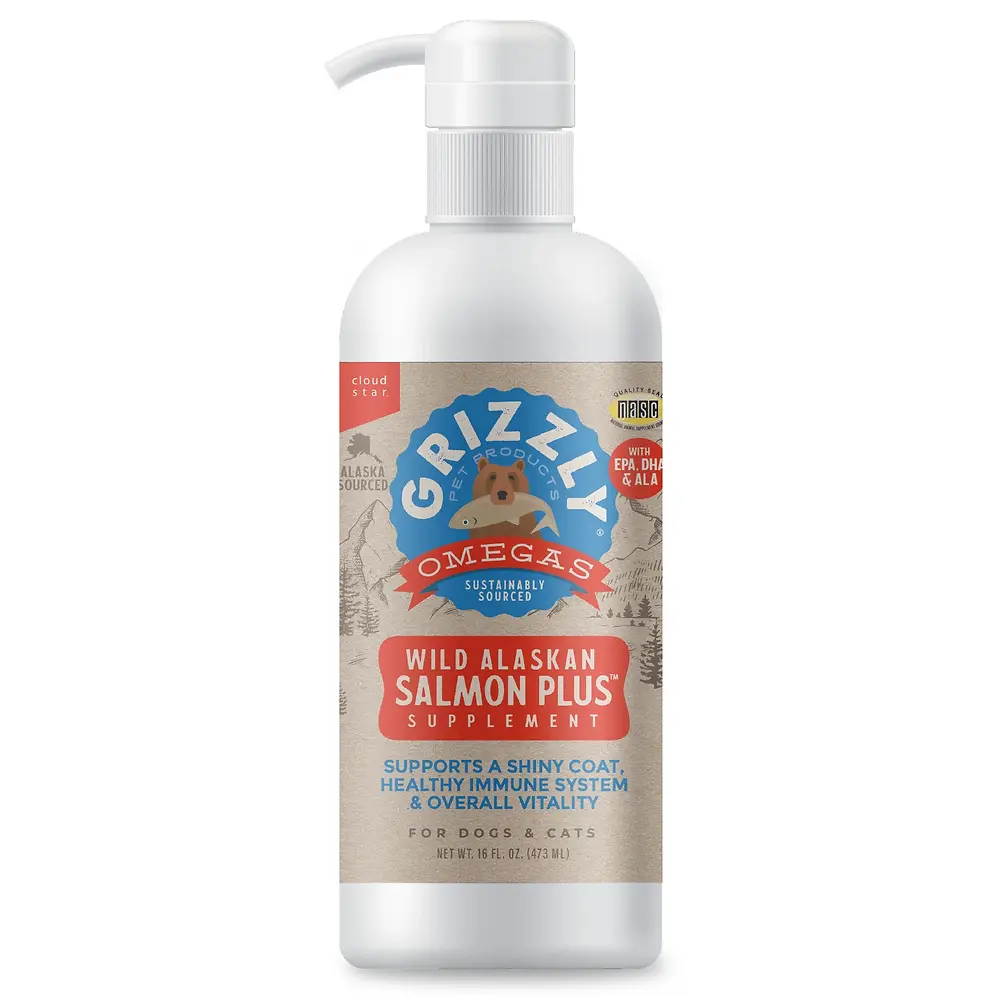 Wild Alaskan Salmon Plus Dog Supplement 16 oz Pump