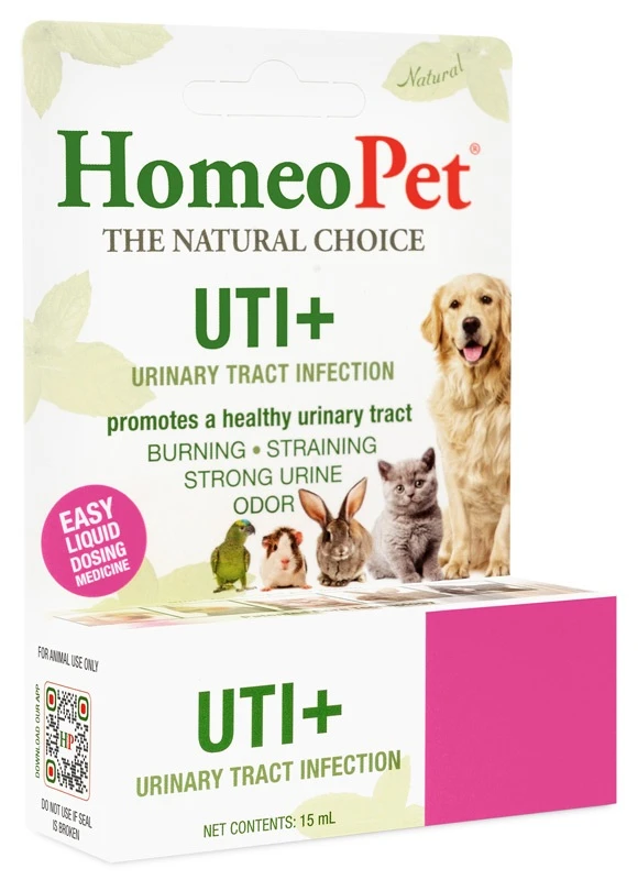 UTI+ Urinary Tract Infection Natural Homeopathic Remedy for Pets 15 ml