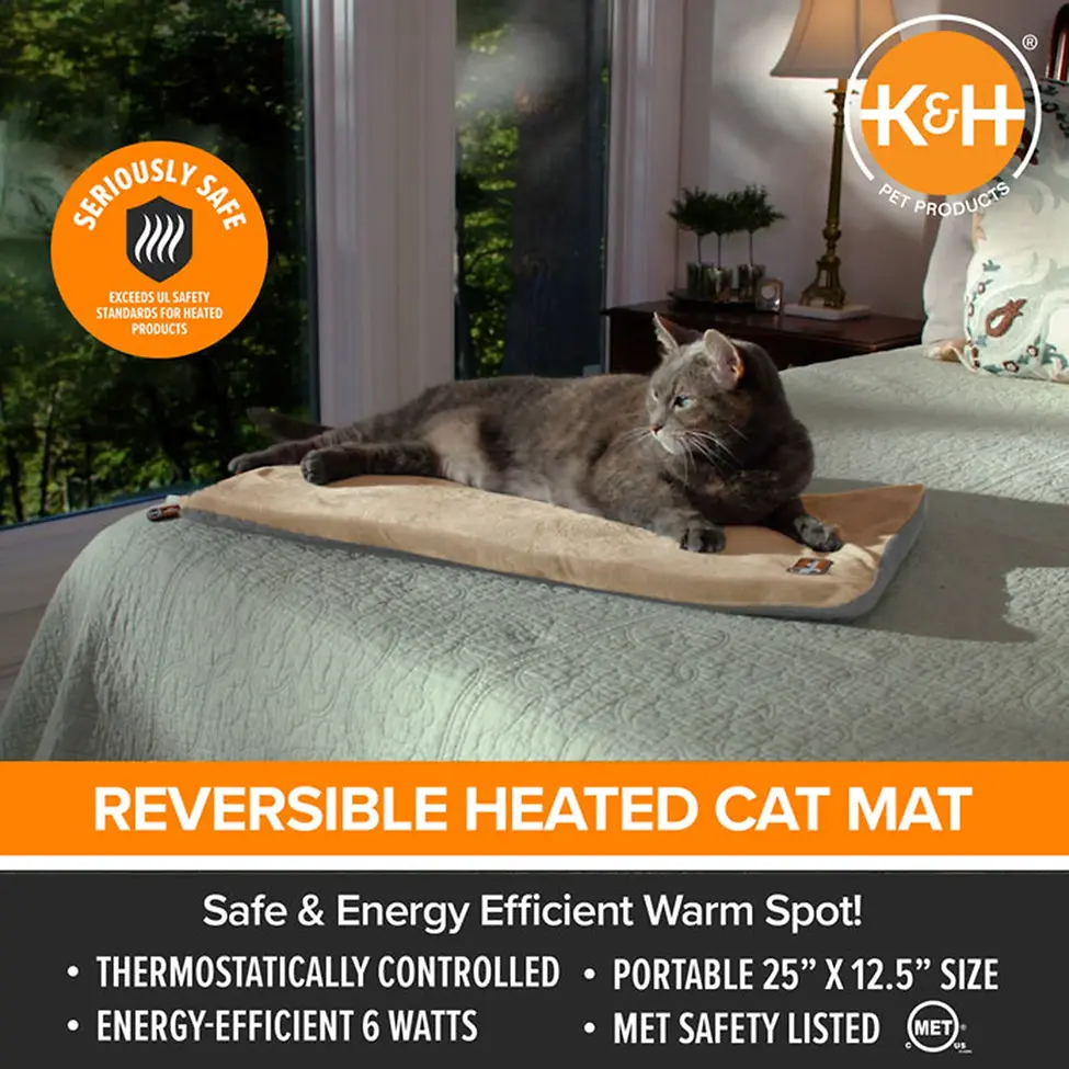 Thermo-Kitty Heated Pad with Cover Assorted