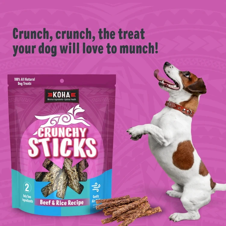 Crunchy Sticks Beef & Rice Recipe Dog Treats 10.58 oz