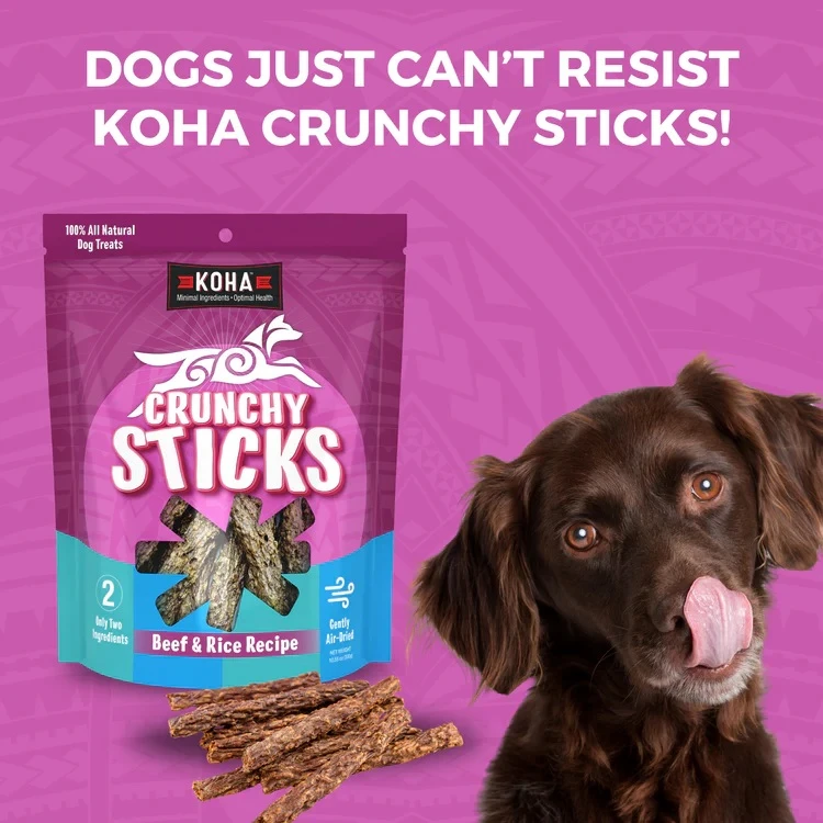 Crunchy Sticks Beef & Rice Recipe Dog Treats 10.58 oz