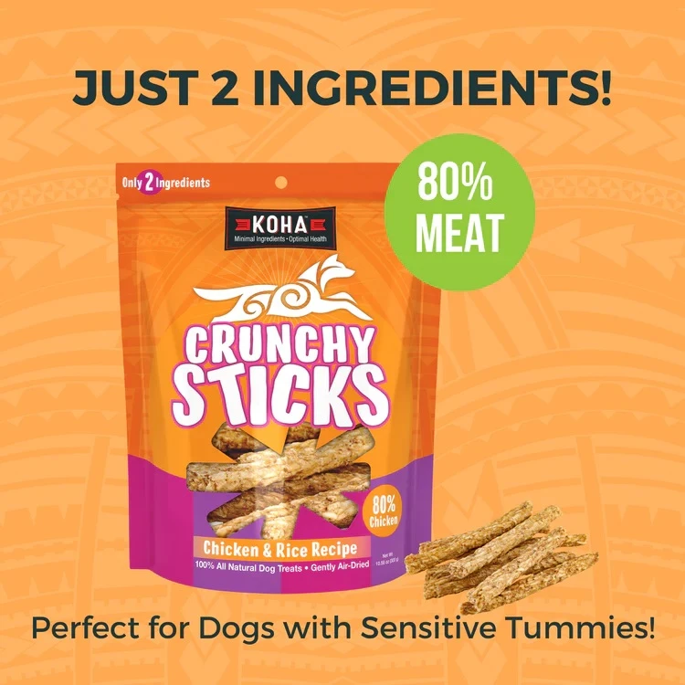 Crunchy Sticks Chicken & Rice Recipe Dog Treats 10.58 oz