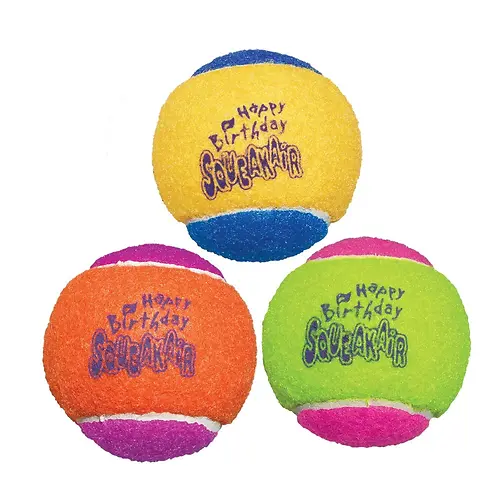 SqueakAir Birthday Ball Dog Toy Assorted Medium