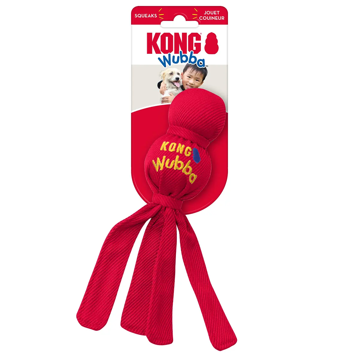 Wubba Classic Dog Toy Assorted Colors Small