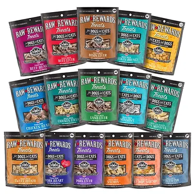 Raw Rewards Beef Liver Freeze-Dried Treats for Dogs & Cats 3 oz