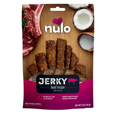 Jerky Strips Beef With Coconut Recipe for Dogs 5 oz