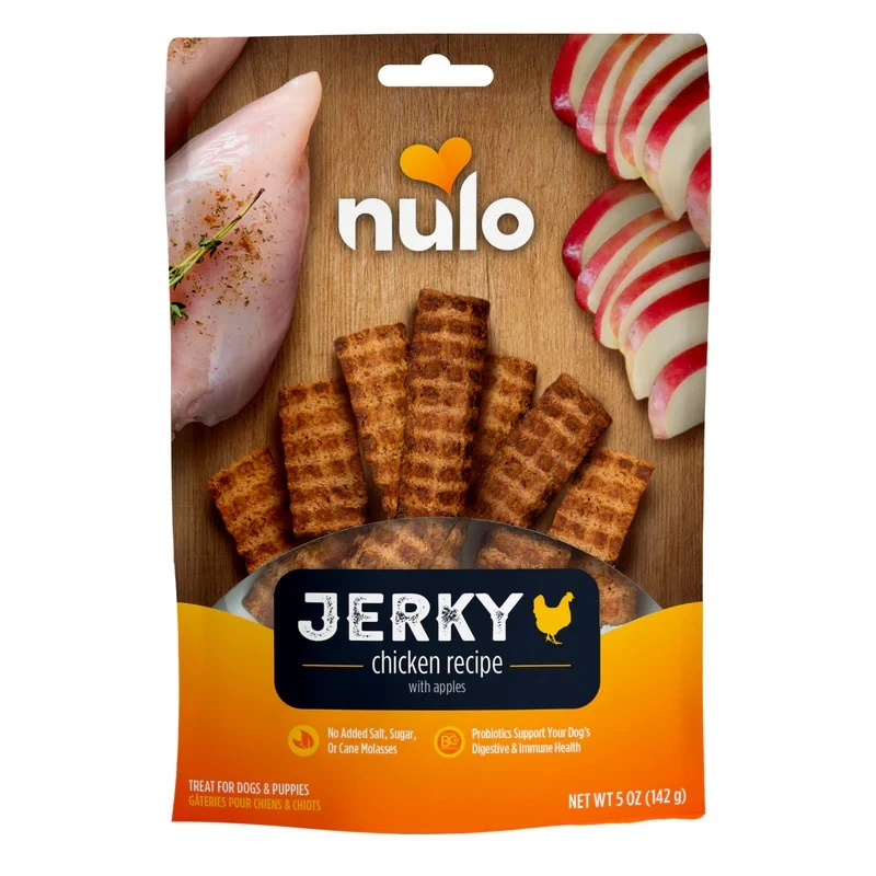 Jerky Strips Chicken with Apples Recipe Dogs Treats 5 oz