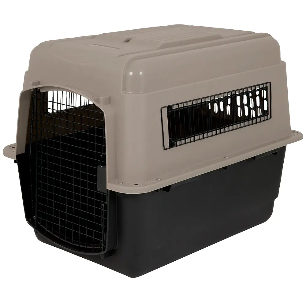Fashion All Purpose Vari Kennel Taupe/Black 32"