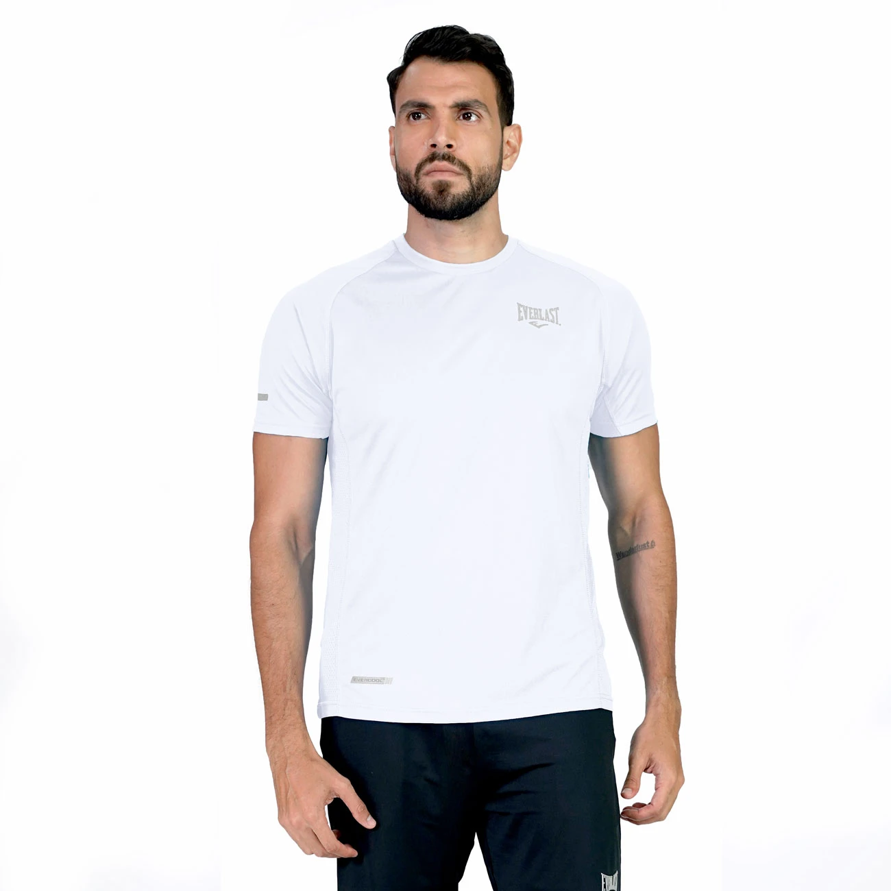 TSHIRT MEN POLY EVERLAST SEAS WHITE - ASSORTED