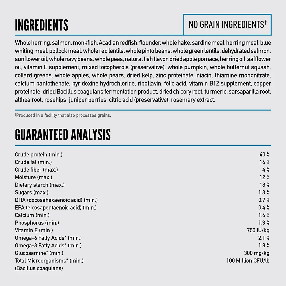 Six Fish Recipe Dry Dog Food 23.5 lb