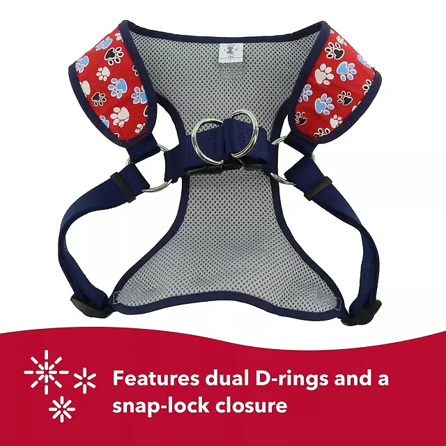 Designer Wrap Adjustable Dog Harness Lime Southwest Stars Medium 3/4" x 22"-28" | 19-50 lb