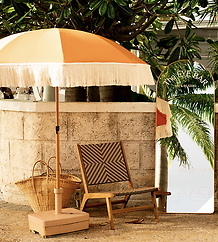 PARASOL STEEL OUTDOOR ORANGE