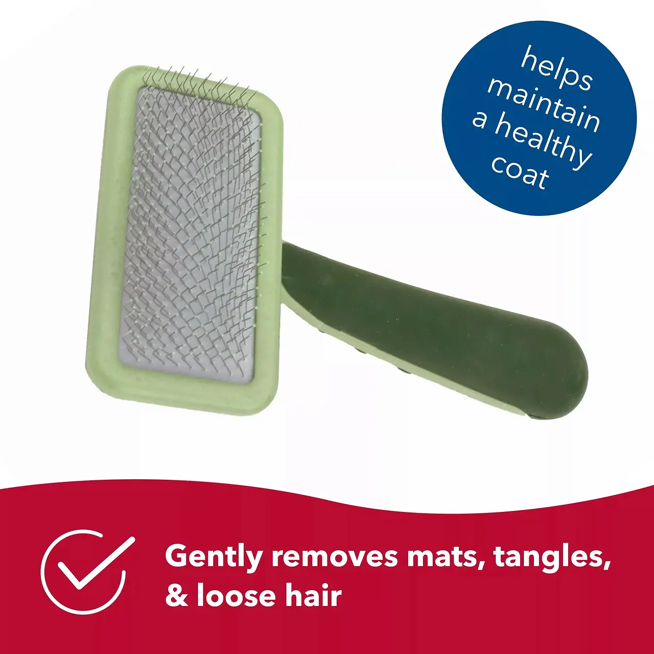 Soft Slicker Brush for Small Dogs
