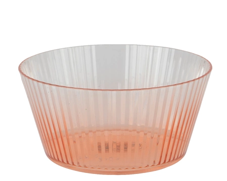 PLASTIC BOWL - PEACH
