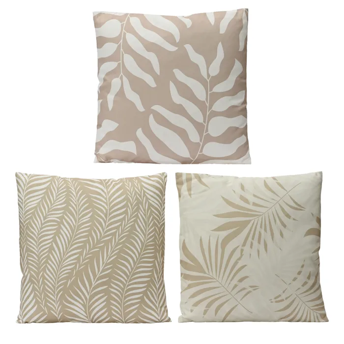 CUSHION RECYLCED POLYESTER - ASSORTED