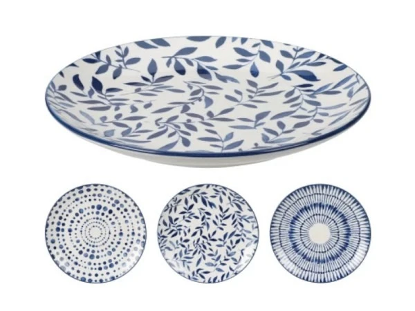 PLATE DIAMETER 20CM PORCELAIN 3 - ASSORTED
