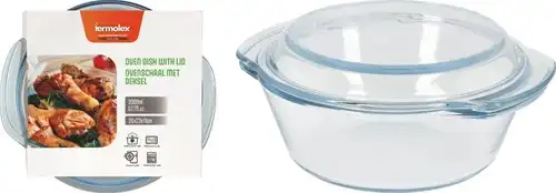 OVEN DISH WITH LID 1000ML