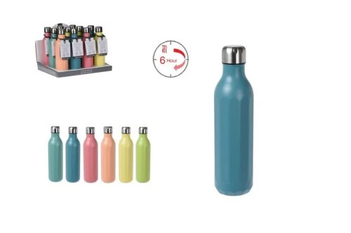 VACUUM FLASK 500ML - 6 ASSORTED COLORS