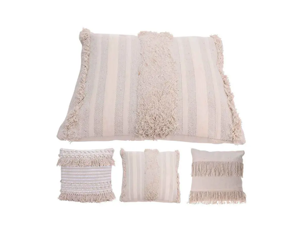 Cushion with Tassels 3 Assorted – 45 x 45 cm