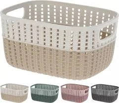 BASKET PP DUOTONE - 4 ASSORTED COLORS