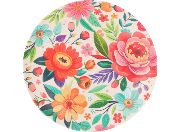 MELAMINE FLOWER PLATE