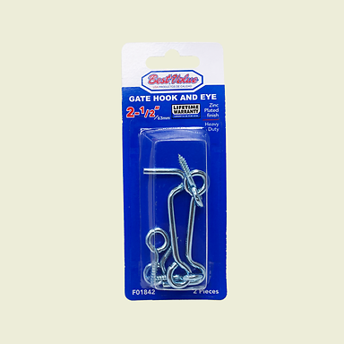 GATE HOOK & EYE 2 1/2"
