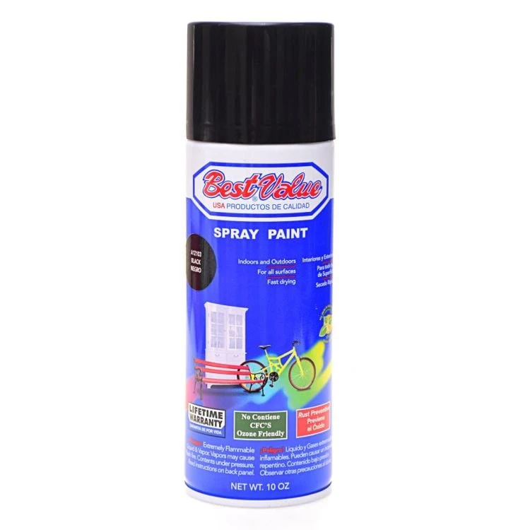 INTER/EXTER SPRAY PAINT BLACK