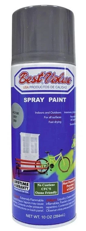 INTER/EXTER SPRAY PAINT LIGHT GREY