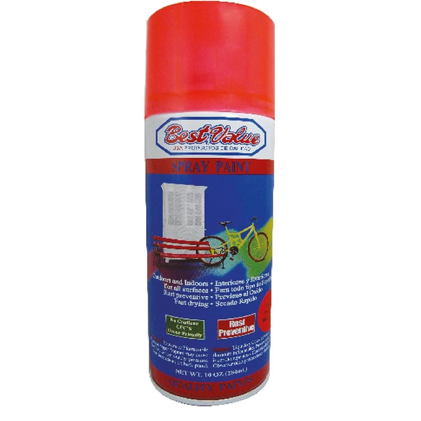 FLOURESCENT SPRAY PAINT RED