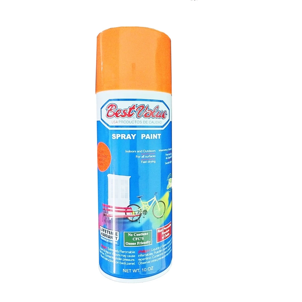 FLOURESCENT SPRAY PAINT ORANGE