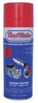 HIGH HEAT SPRAY PAINT FORD RED