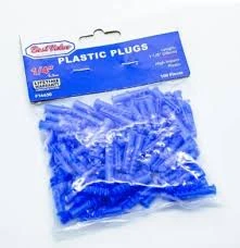 WALL PLUG 1/4" 6MMX30MM 100PC