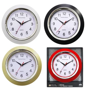 10 NO TICKING WALL CLOCK