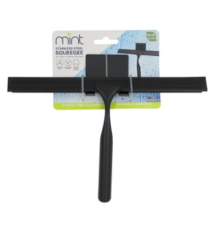 MATTE BLACK 10" STAINLESS STEEL SHOWER SQUEEGEE