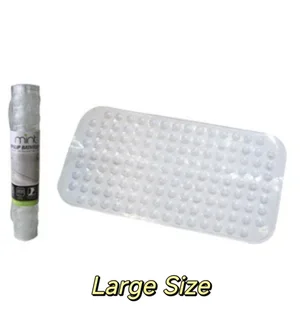 28X15 CLEAR PVC BATHTUB MAT