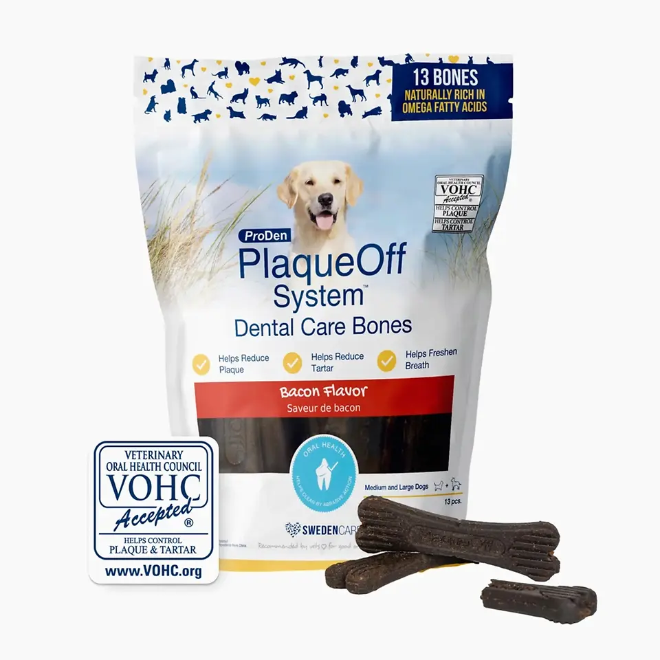 Dental Care Bones for Dogs - Bacon Flavor 17 oz